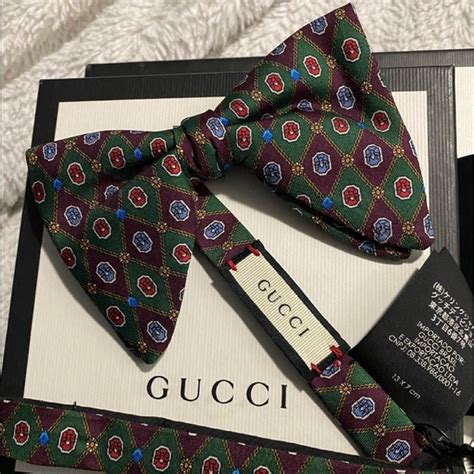 gucci baby pink tie|gucci bow tie for men.